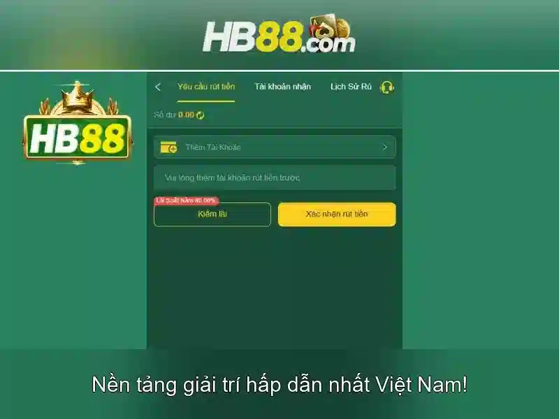 Giao diện nhà cái hoàn hảo