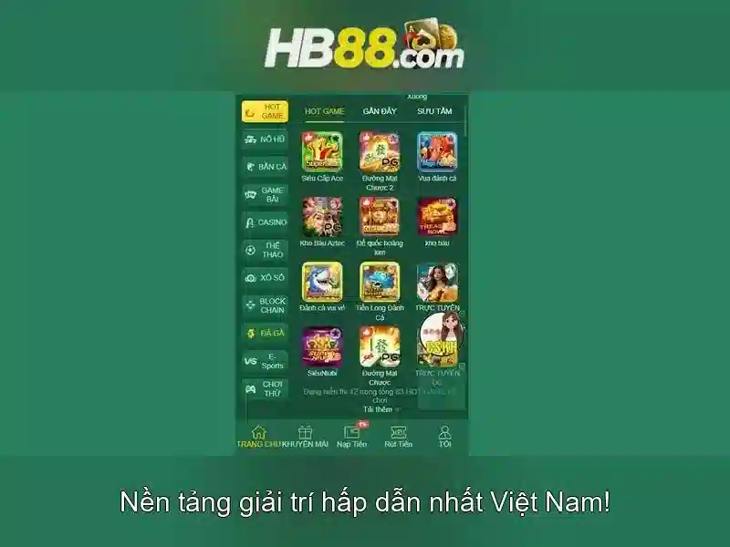 Giao diện nhà cái hoàn hảo